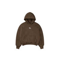 Boxy Fit Hoodie Chocolate
