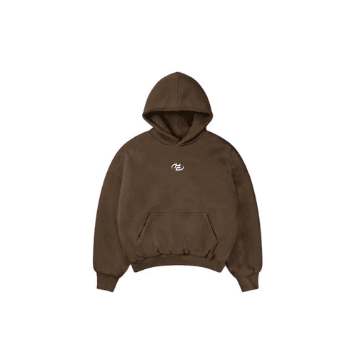 Boxy Fit Hoodie Chocolate