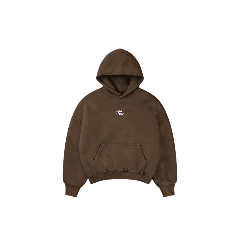 Boxy Fit Hoodie Chocolate