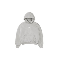 Boxy Fit Hoodie Melange Grey