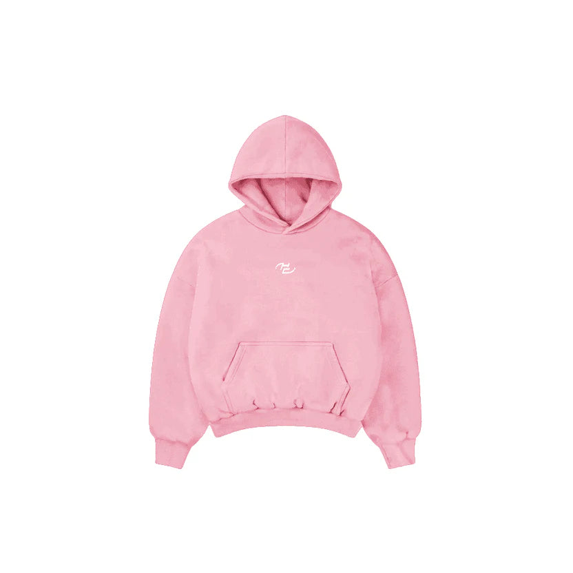 Boxy Fit Hoodie Pink
