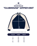 "Clubhouse" Zipper Knit Navy