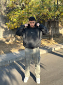 Boxy Fit Hoodie Black