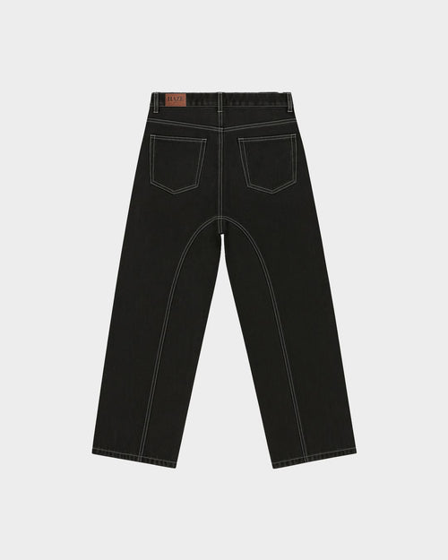 Black Icon Denim Pants