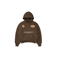 Boxy Fit Hoodie "New Standard" Chocolate