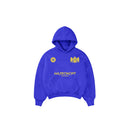 Polerón / hoodie Boxy Fit "New Standard" Azul Royal con estampado por delante