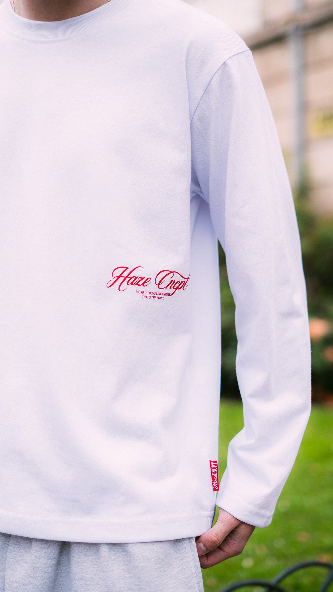 "Branded" Long Sleeve Tee