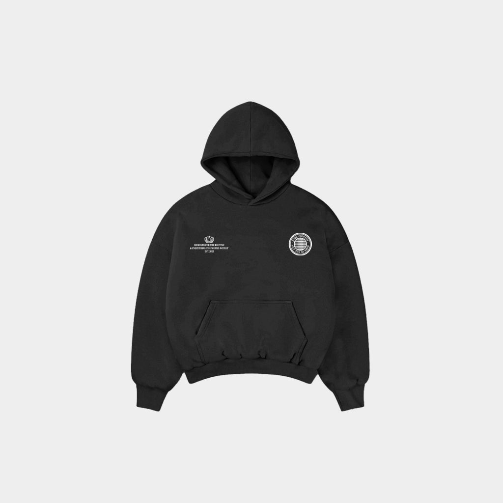 Hoodie "The Locals" Black HEAVYWEIGHT