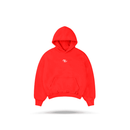 Boxy Fit Hoodie Red