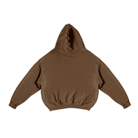 Boxy Fit Hoodie Chocolate