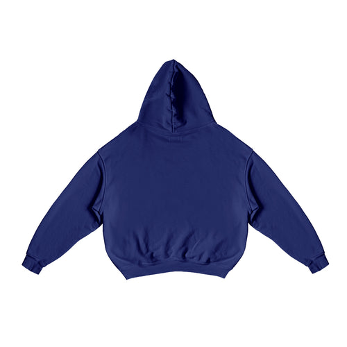 Boxy Fit Hoodie Navy Blue