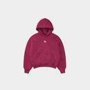 Boxy Fit Hoodie Burgundy HEAVYWEIGHT