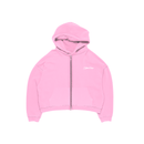 Zip Up Hoodie Pink