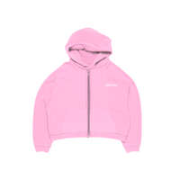 Zip Up Hoodie Pink