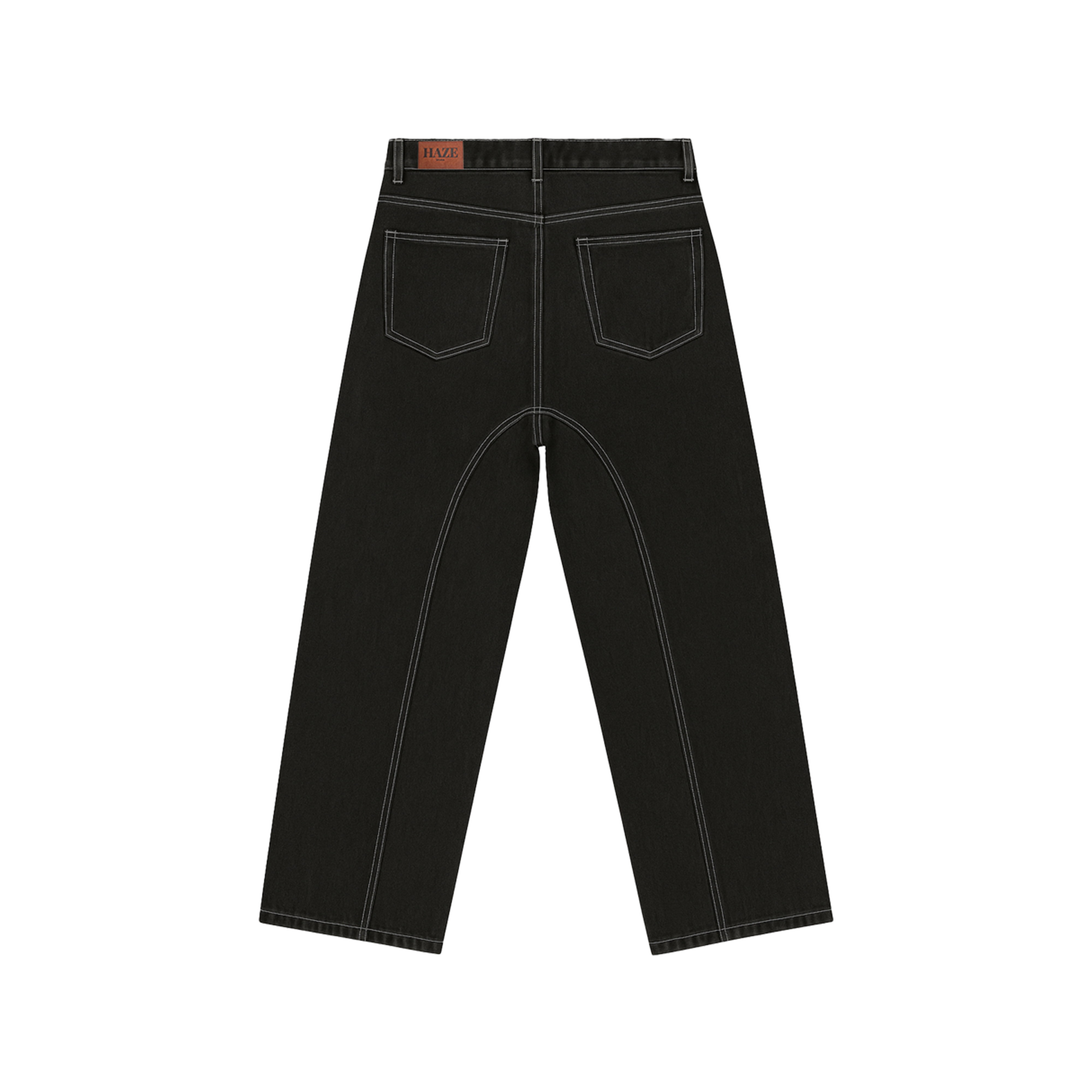 Black Icon Denim Pants