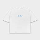 "Archives" White Boxy Fit Tee