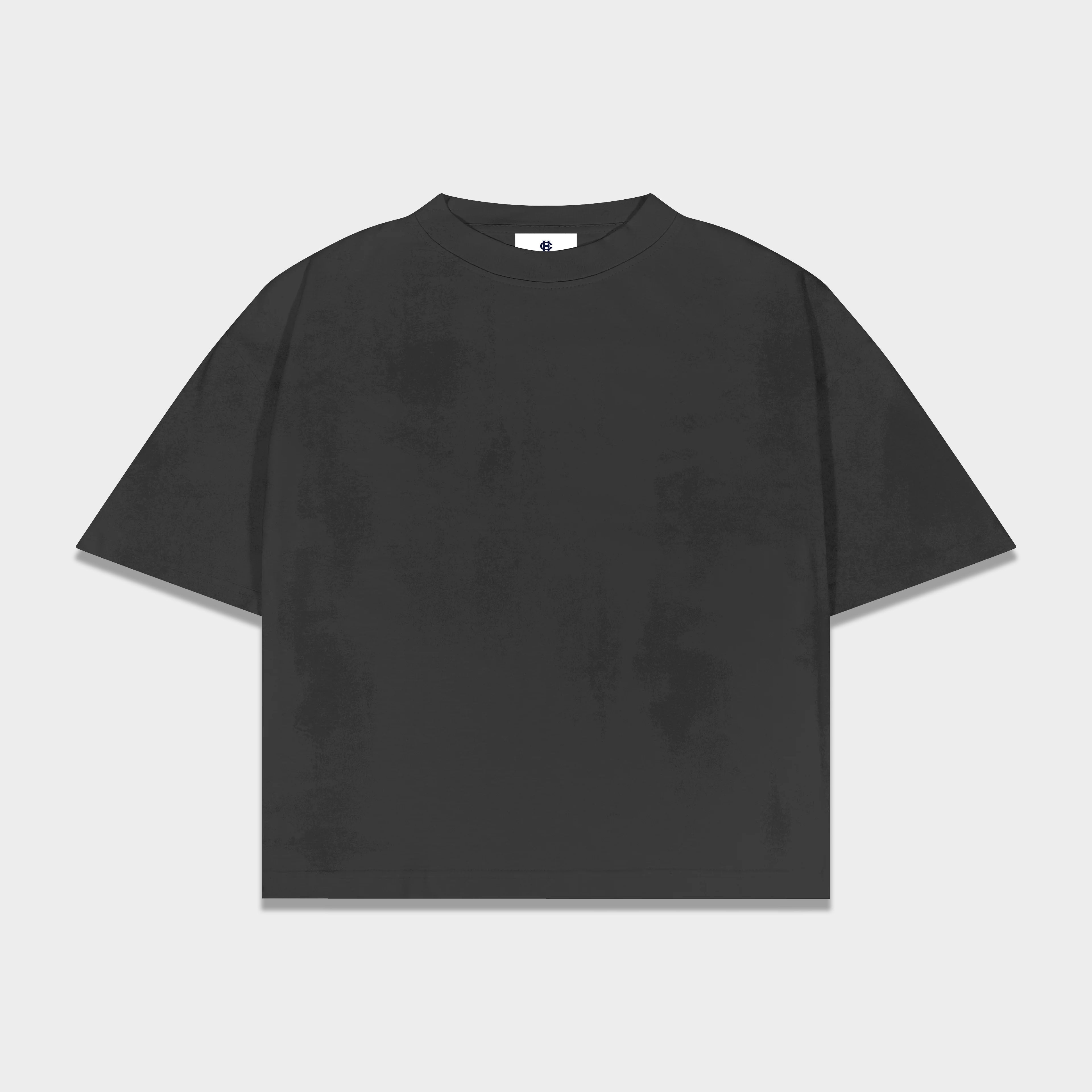 Black "Acid" Daily Boxy Tee