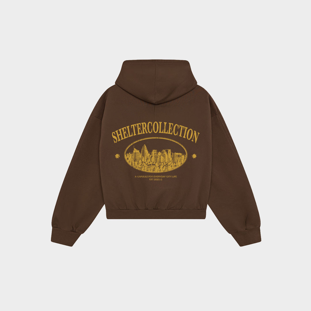 Hoodie "Shelter" Chocolate
