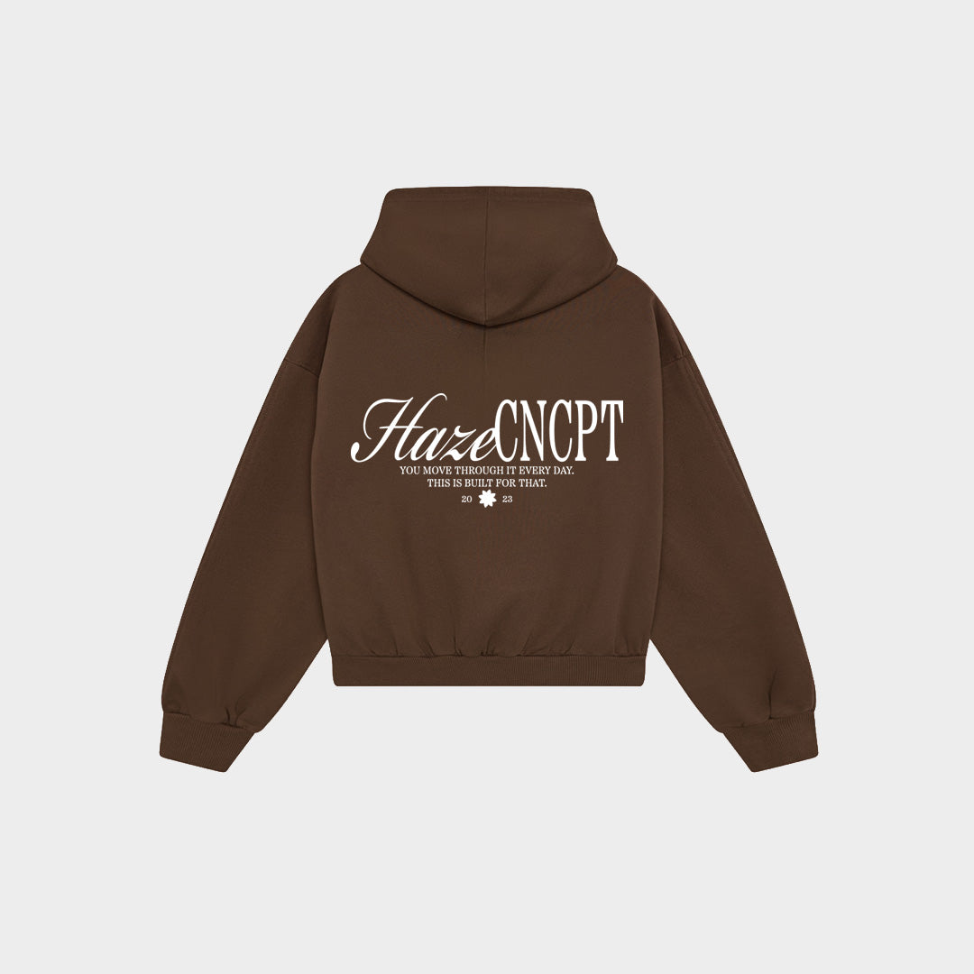 Hoodie "The Locals" Chocolate