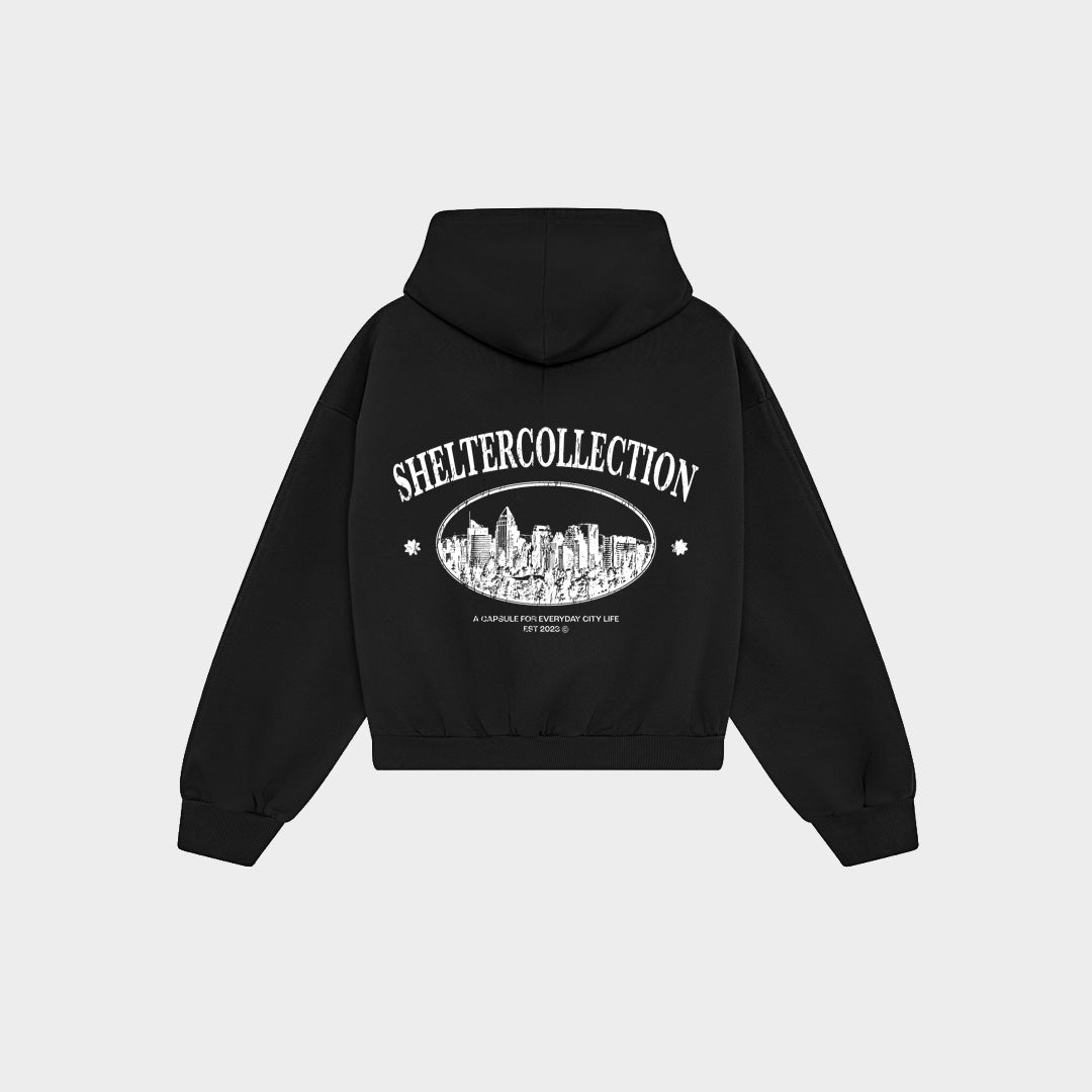 Hoodie "Shelter" Black