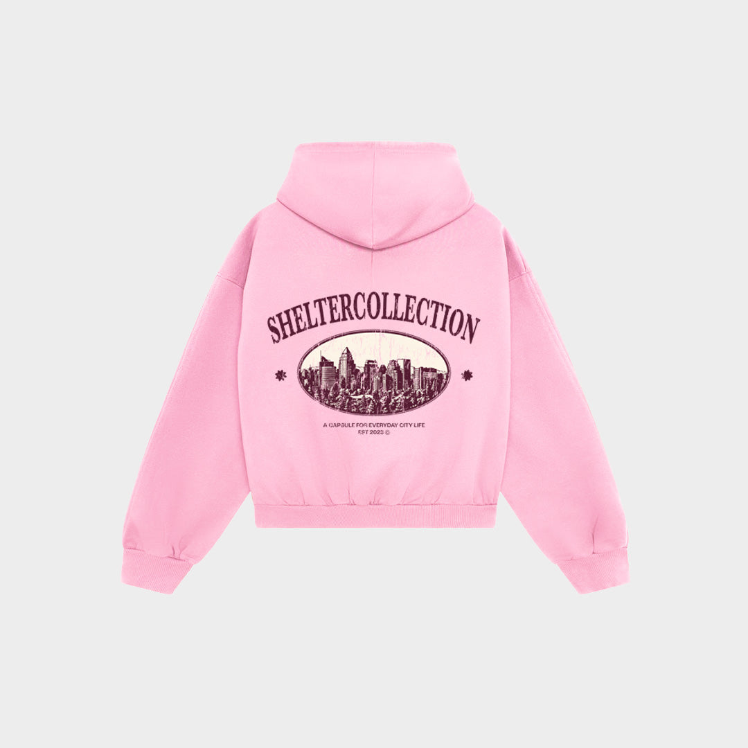 Hoodie "Shelter" Pink