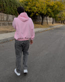 Boxy Fit Hoodie Pink