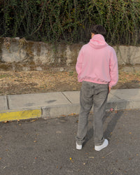 Boxy Fit Hoodie Pink