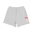 Short de buzo gris con doble bordado delantero