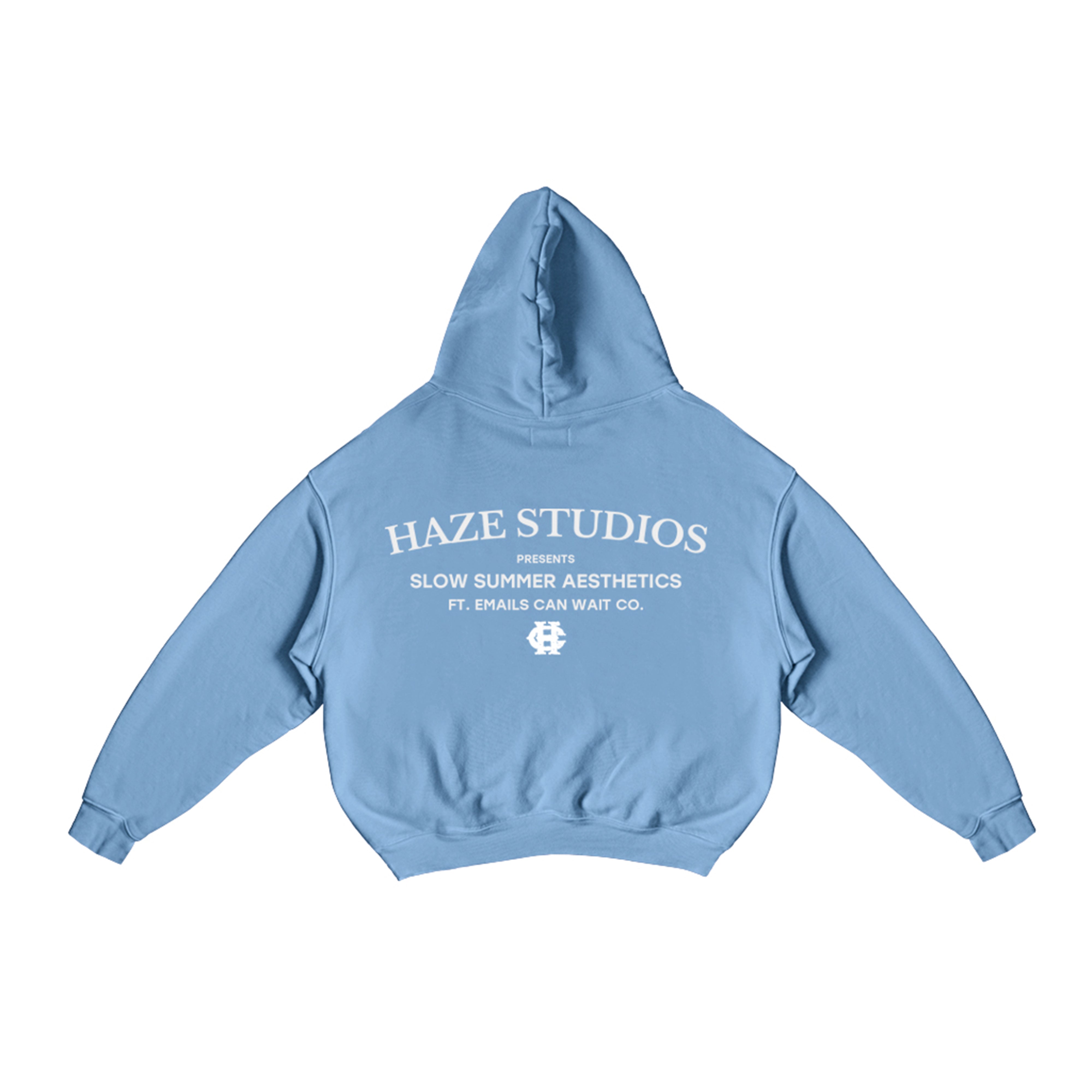 Haze Studios v2 Boxy Fit Hoodie Baby Blue