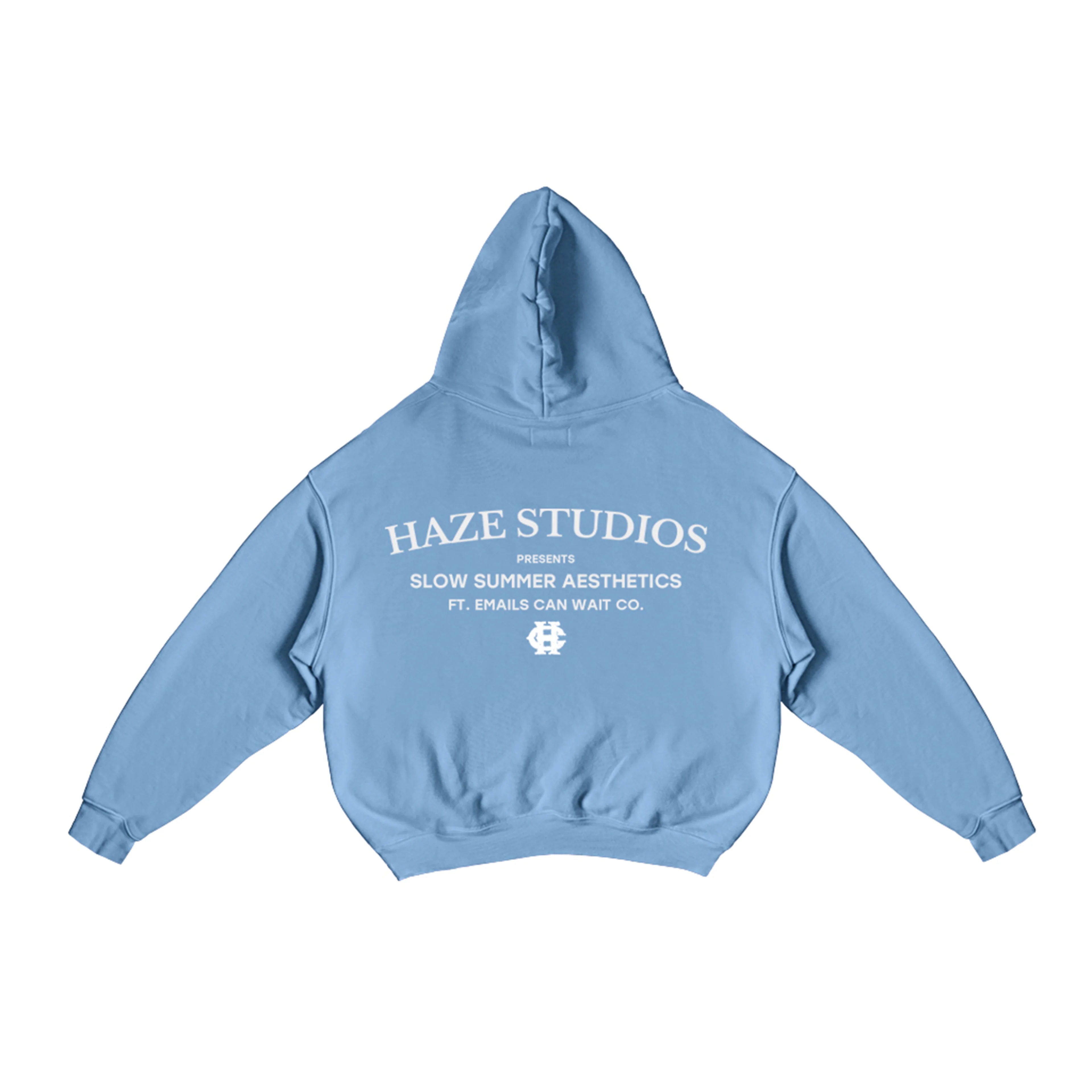 Haze Studios v2 Boxy Fit Hoodie Baby Blue