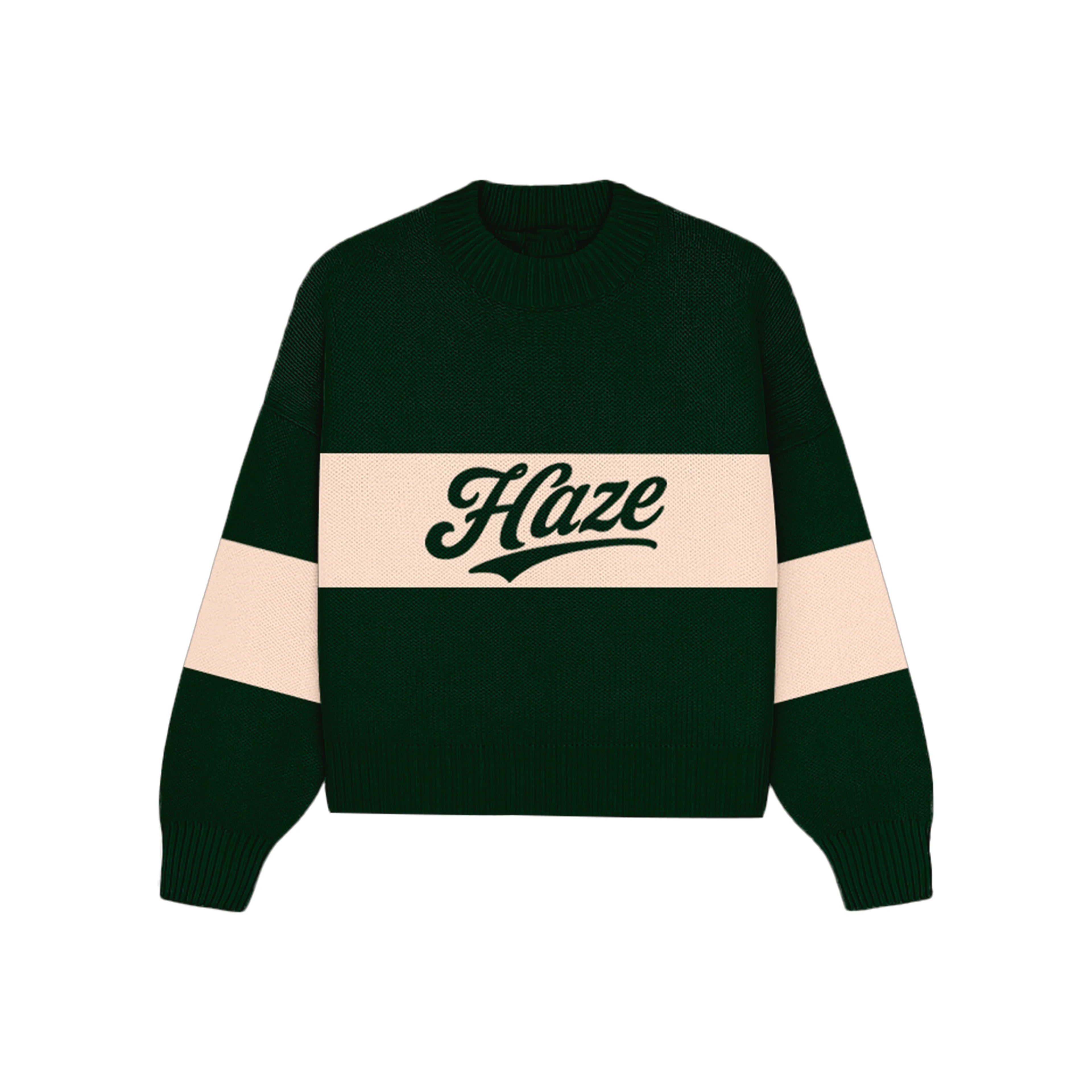 Spring Night Green Sweater