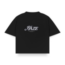 "Haze" Black Boxy Fit Tee