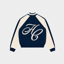 "Clubhouse" Zipper Knit Navy