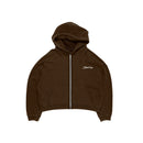 Zip Up Hoodie Chocolate