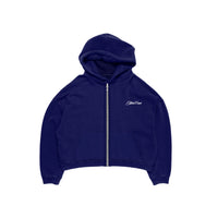 Zip Up Hoodie Navy Blue